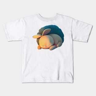 The sleeping bunny under the stars Kids T-Shirt